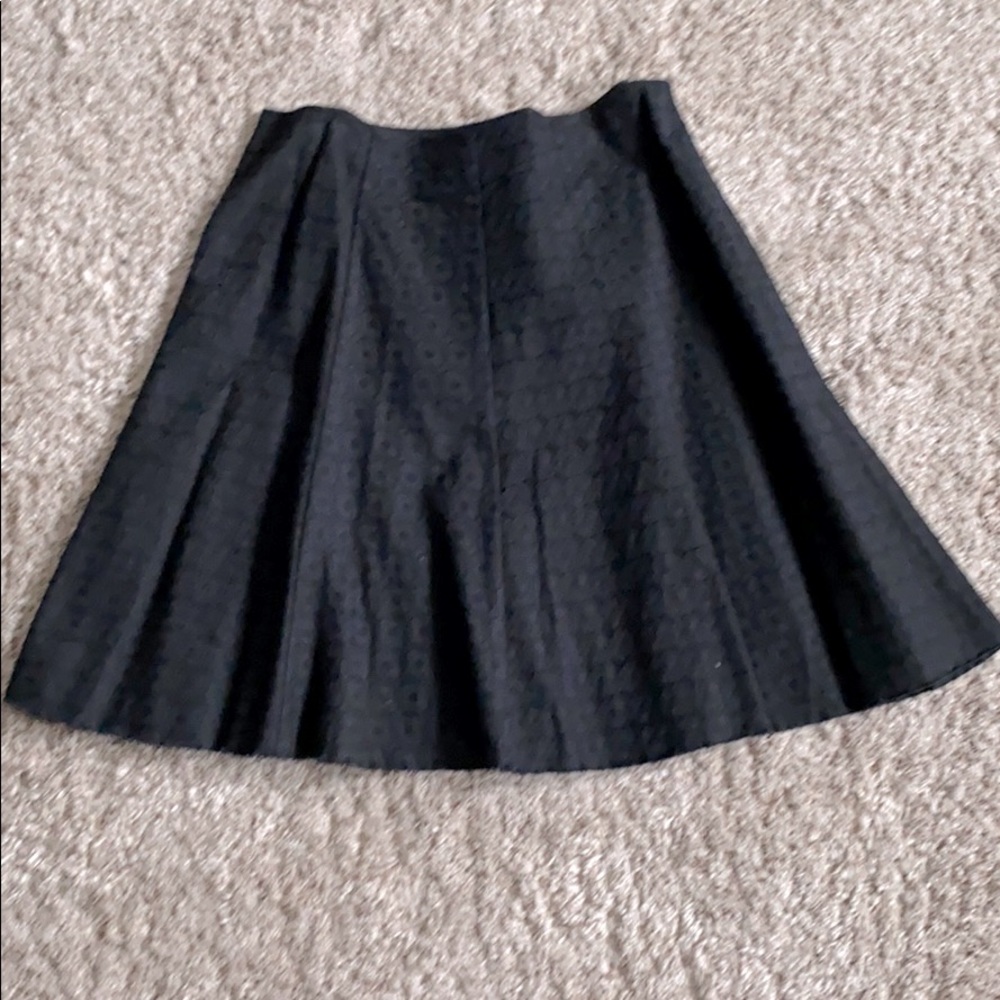 NWT Trina Turk black A-line skirt w/flowers